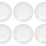 Pratos Fundo Porcelana Bone China Kiev Wolff 6 Pçs