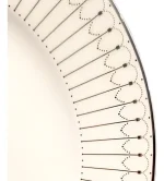 Pratos Sobremesa Porcelana Bone China Kiev Wolff 6 Pçs
