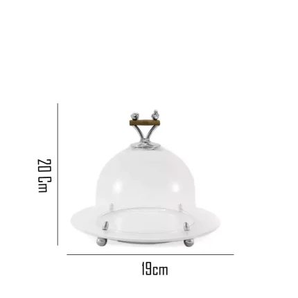 Queijeira De Cerâmica Com Tampa Tangará Pequena Design By Somers