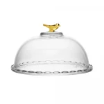 Queijeira Golden Bird com Tampa Cristal Ecológico