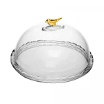 Queijeira Golden Bird com Tampa Cristal Ecológico
