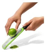 Ralador Zester Aço Inox Silicone 15 Cm Oxo Verde