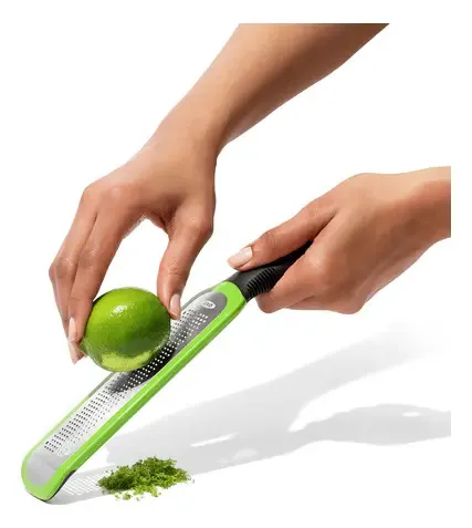 Ralador Zester Aço Inox Silicone 15 Cm Oxo Verde