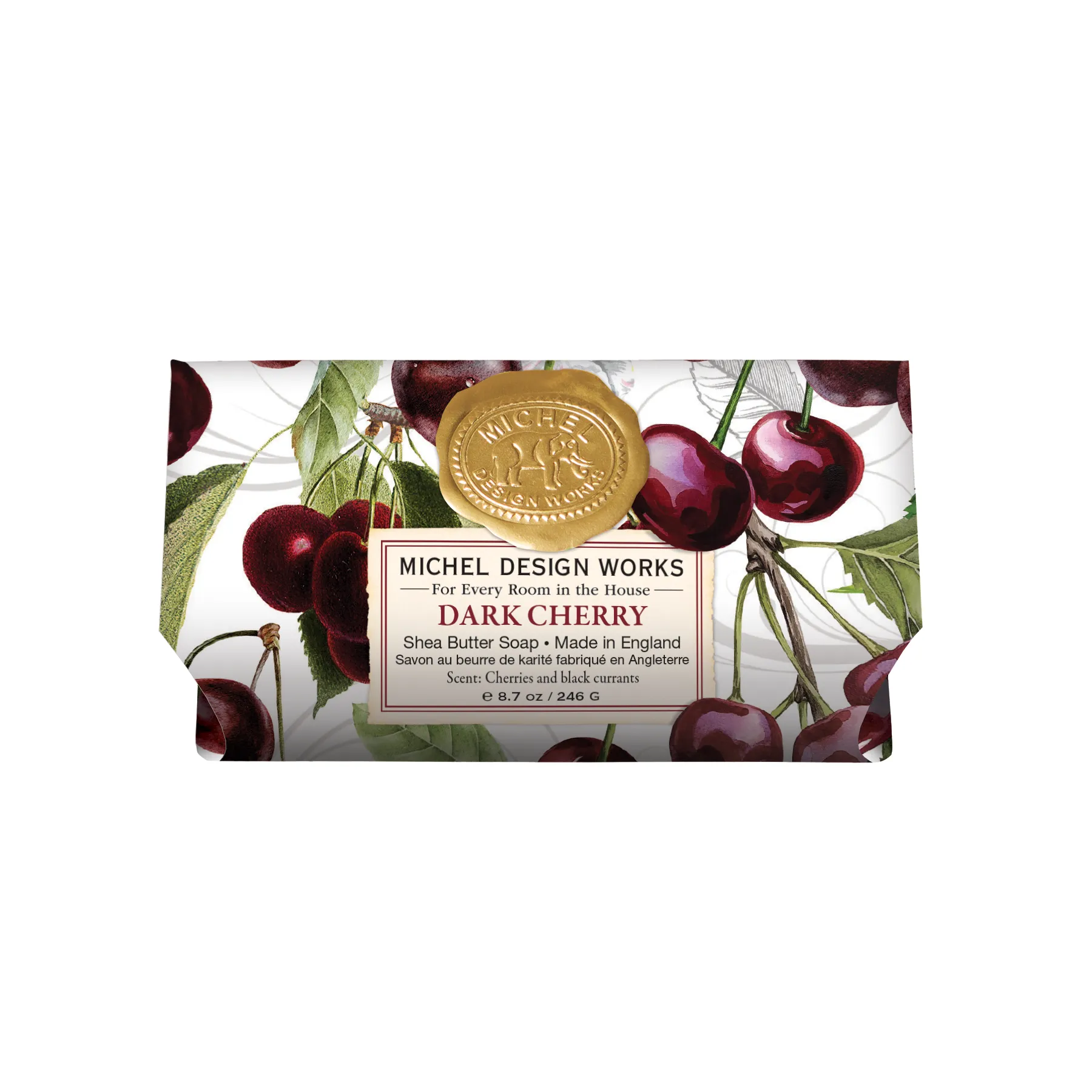 Sabonete Em Barra Dark Cherry Michel Design Works Sabonete Em Barra Dark Cherry Michel Design Works