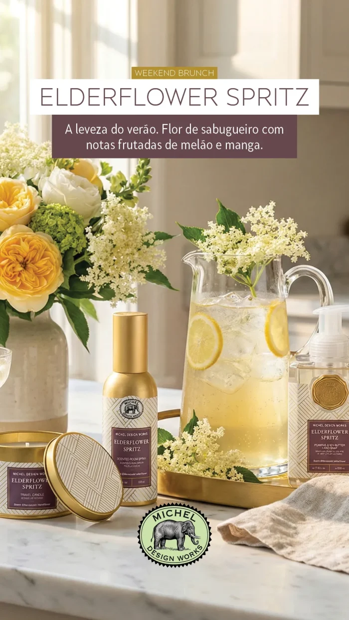 Sabonete Líquido Elderflower Spritz Michel Design Works