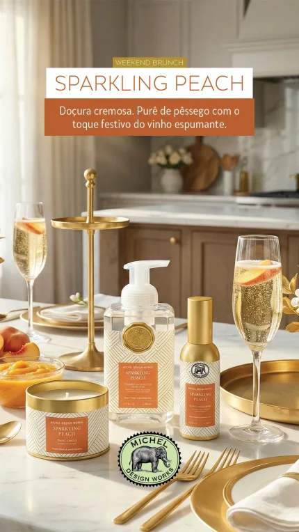 Sabonete Líquido Sparkling Peach Michel Design Works