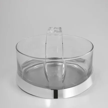 Saladeira Com Pegador Duo Aço Inox Riva