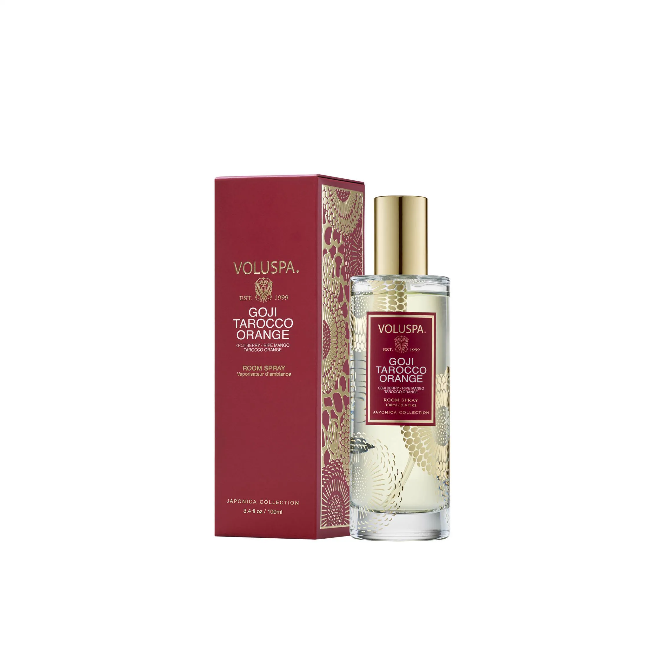 Spray de Ambiente Goji Tarocco Orange 100ml Voluspa Spray de Ambiente Goji Tarocco Orange 100ml Voluspa