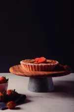 Suporte para Bolo Tramontina Provence em Madeira Teca 26x9 cm