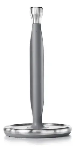 Suporte Porta Rolo Steel Em Aço Inox Oxo Cor Cinza
