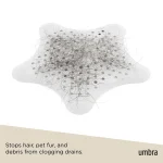 Tampa Para Ralo De Silicone Starfish Hair Catcher Umbra