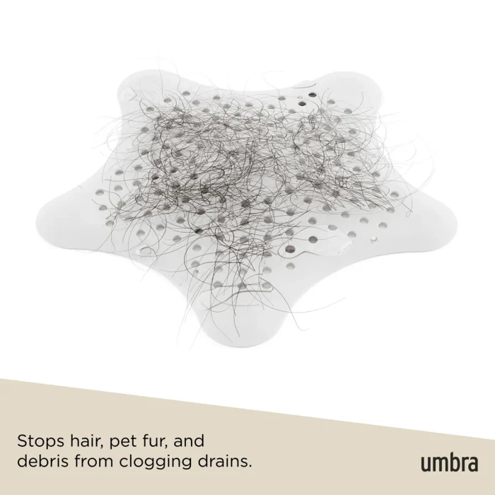 Tampa Para Ralo De Silicone Starfish Hair Catcher Umbra
