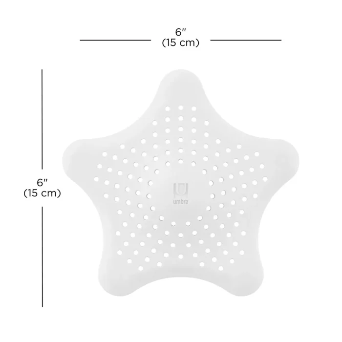 Tampa Para Ralo De Silicone Starfish Hair Catcher Umbra