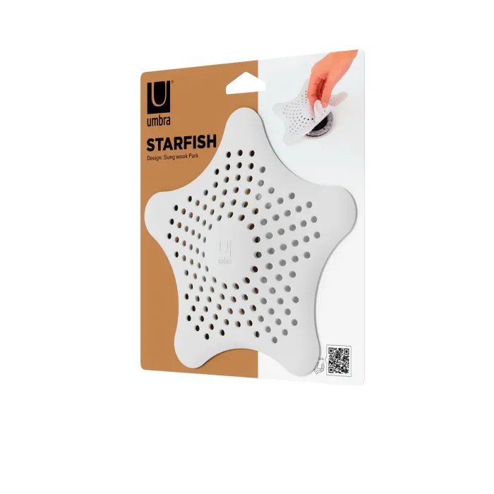 Tampa Para Ralo De Silicone Starfish Hair Catcher Umbra