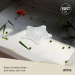 Tampa Para Ralo De Silicone Starfish Hair Catcher Umbra
