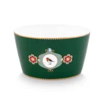 Tigela De Porcelana Verde Esmeralda 15 Cm Love Birds Pip Studio