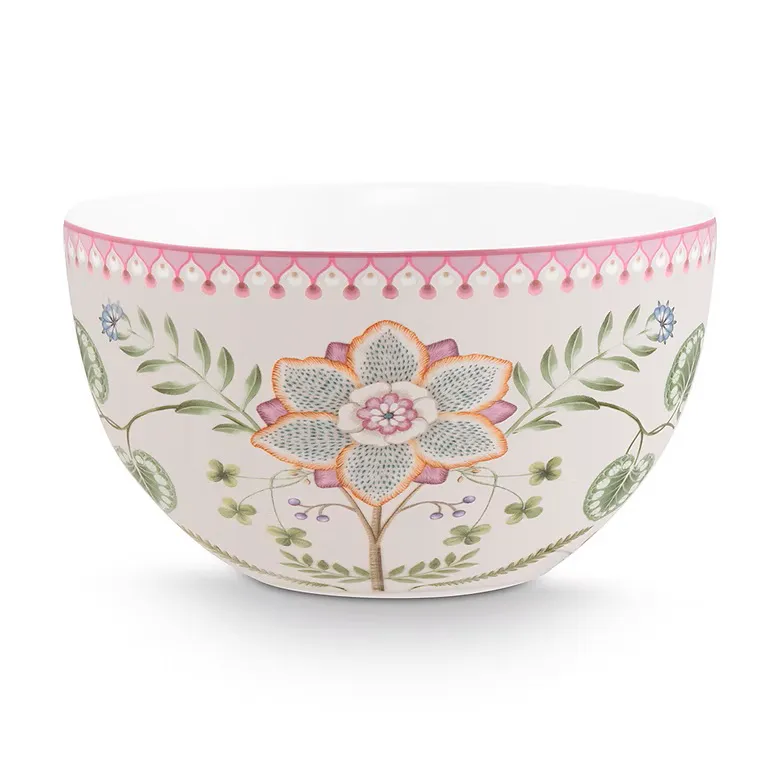 Tigela Porcelana Off White Lily&Lotus Pip Studio Tigela Porcelana Off White Lily&Lotus Pip Studio