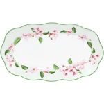 Travessa De Porcelana Apple Blossom Horticool Bone China Tea Delight