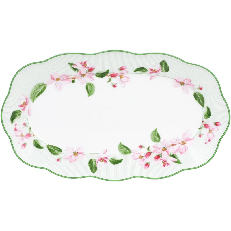 Travessa De Porcelana Apple Blossom Horticool Bone China Tea Delight Travessa De Porcelana Apple Blossom Horticool Bone China Tea Delight