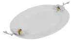 Travessa Oval Grande Orquídea Design By Somers
