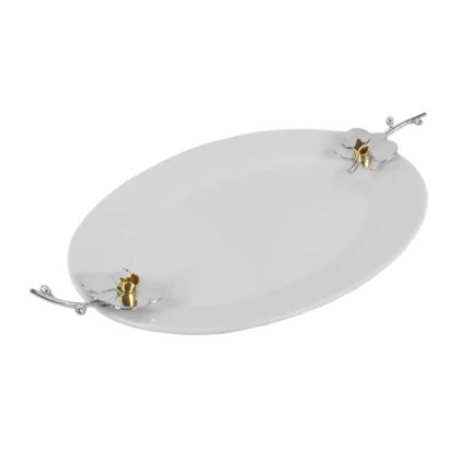 Travessa Oval Média Orquídea Design by Somers