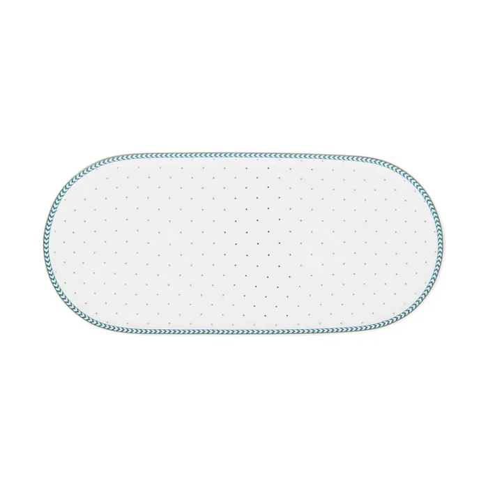Travessa Pequena De porcelana  Dots Branco Jolie Pip Studio