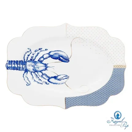 Travessa Porcelana Lobster Royal Yerseke Pip Studio