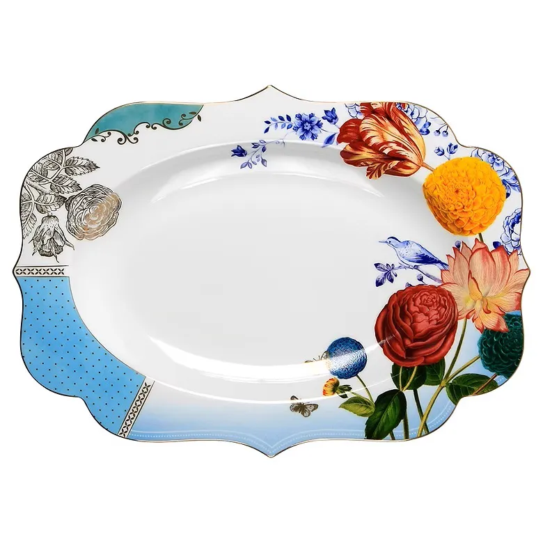 Travessa Porcelana Oval Royal Pip Studio Travessa Porcelana Oval Royal Pip Studio