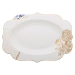 Travessa Porcelana Oval Royal White Pip Studio