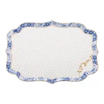 Travessa Porcelana Royal White Pip Studio