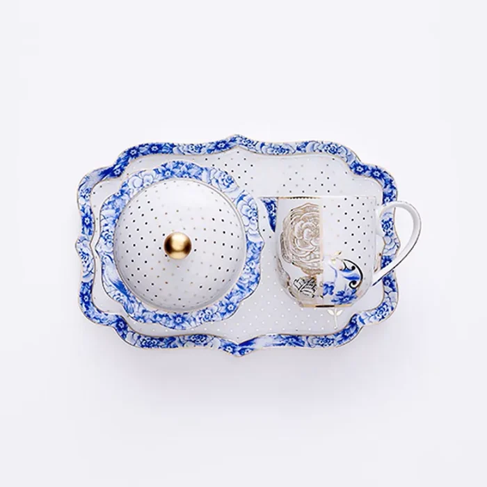 Travessa Porcelana Royal White Pip Studio