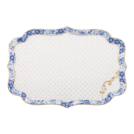 Travessa Porcelana Royal White Pip Studio