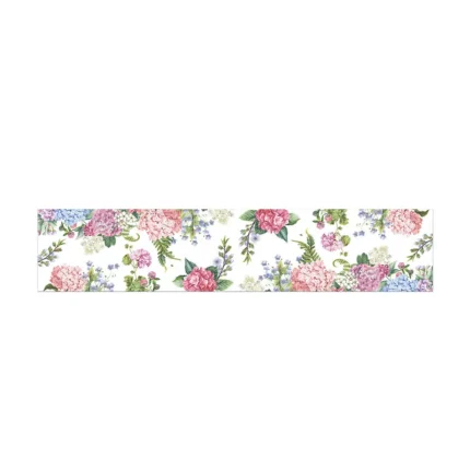 Trilho de Mesa de Algodão 182x38 cm Wild Hydrangea