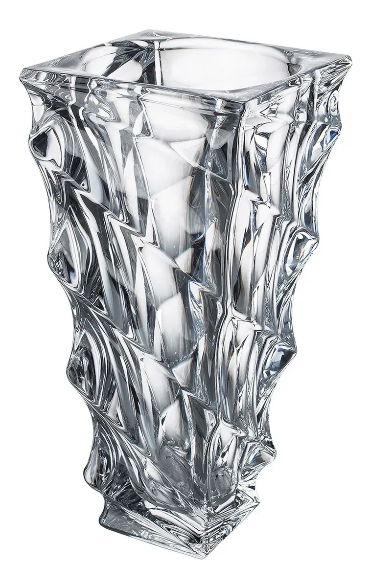 Vaso De Cristal Titânio Bohemia Casablanca Vaso De Cristal Titânio Bohemia Casablanca