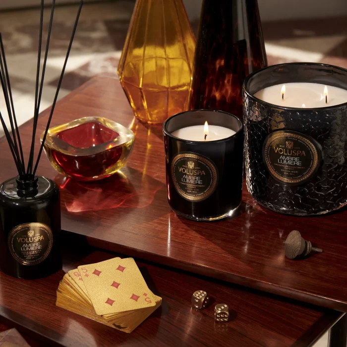 Vela Copo 60h Ambre Lumiere Maiso76847n Noir