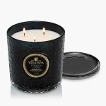 Vela Pote Vidro Luxe 80h French Linen