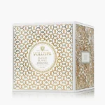 Vela Pote Vidro Luxe +80h Suede Blanc