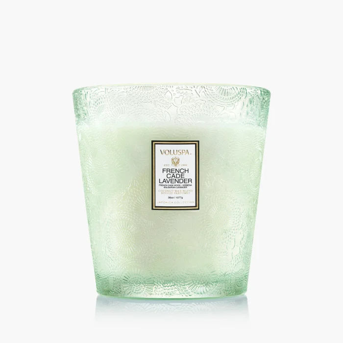 Vela Vaso 3 Pavios 80h French Cade Lavender