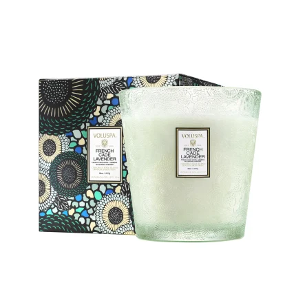 Vela Vaso 3 Pavios 80h French Cade Lavender