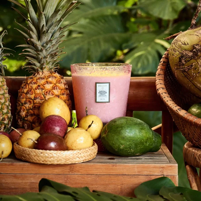 Vela Vaso 3 Pavios 80h Napali Passion Fruit