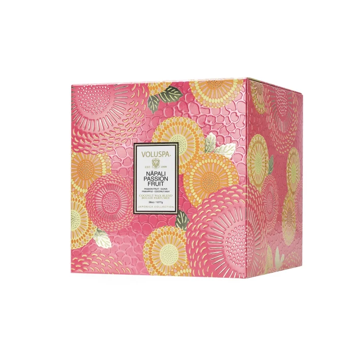 Vela Vaso 3 Pavios 80h Napali Passion Fruit